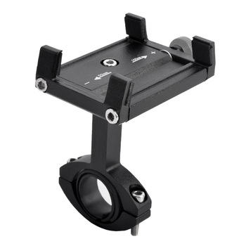 Suport telefon, Zola®, pentru ghidonul bicicletei, metalic, marime reglabila, 7x5 cm Suport telefon, Zola®, pentru ghidonul bicicletei, metalic, marime reglabila, 7x5 cm