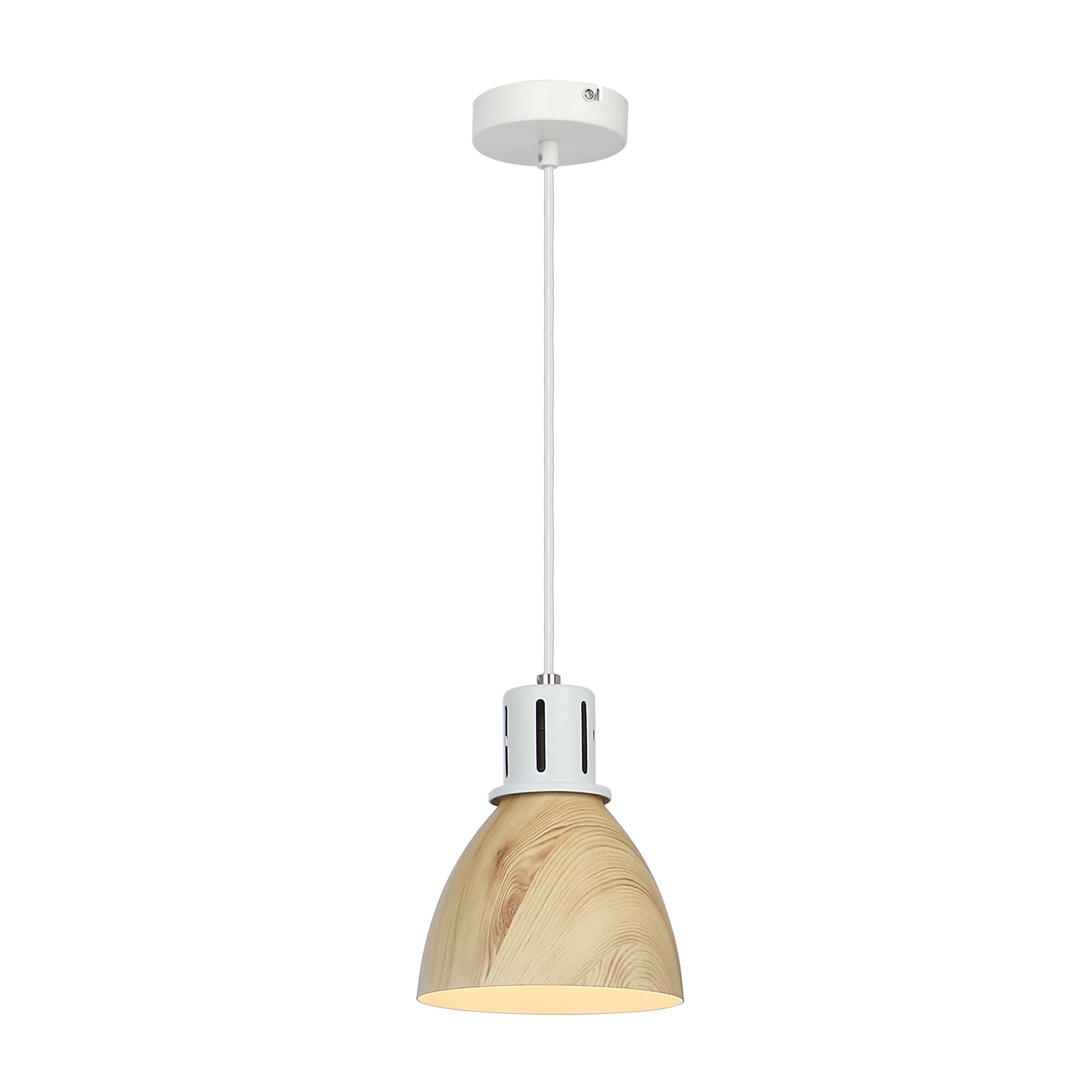 Pendul Klausen, Krater Sp1, Bej/Alb, KL 111055, E27, 1 x 11 W