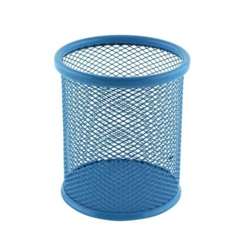 Suport Birou Cilindric Deli Vivid, 91x98 mm, Plasa Metalica Albastra Suport Birou Cilindric Deli Vivid, 91x98 mm, Plasa Metalica Albastra