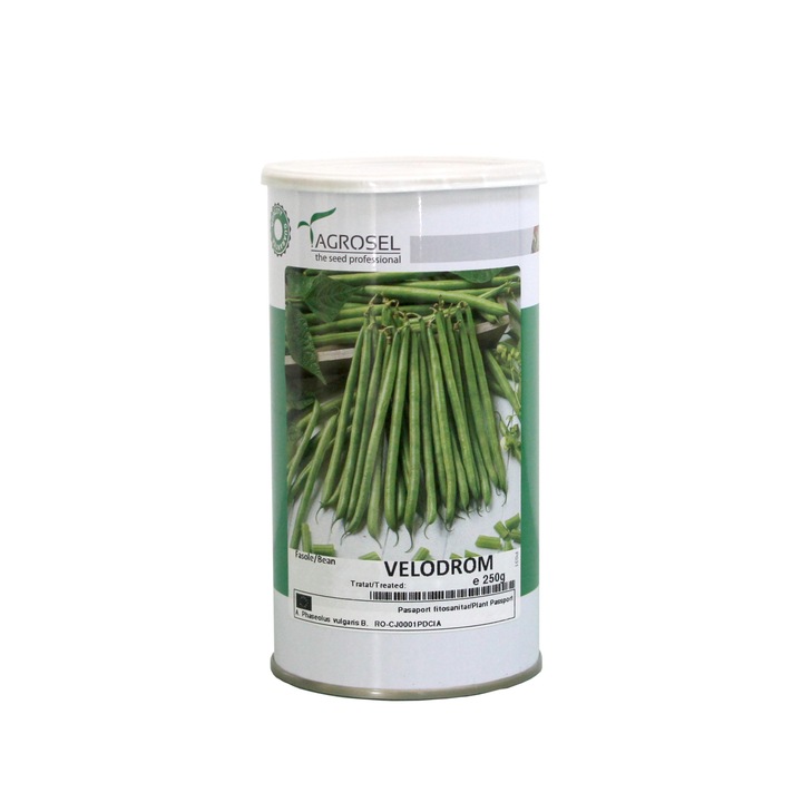 Seminte Fasole oloaga verde Velodrom, AGROSEL, 250 g