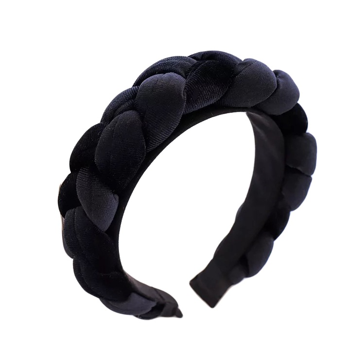 Bentita Negru din Catifea impretite WAPB024