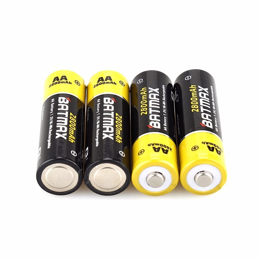 Set 4 bucati, acumulatori AA (R6) Batmax,2800mAh, reincarcabili ...