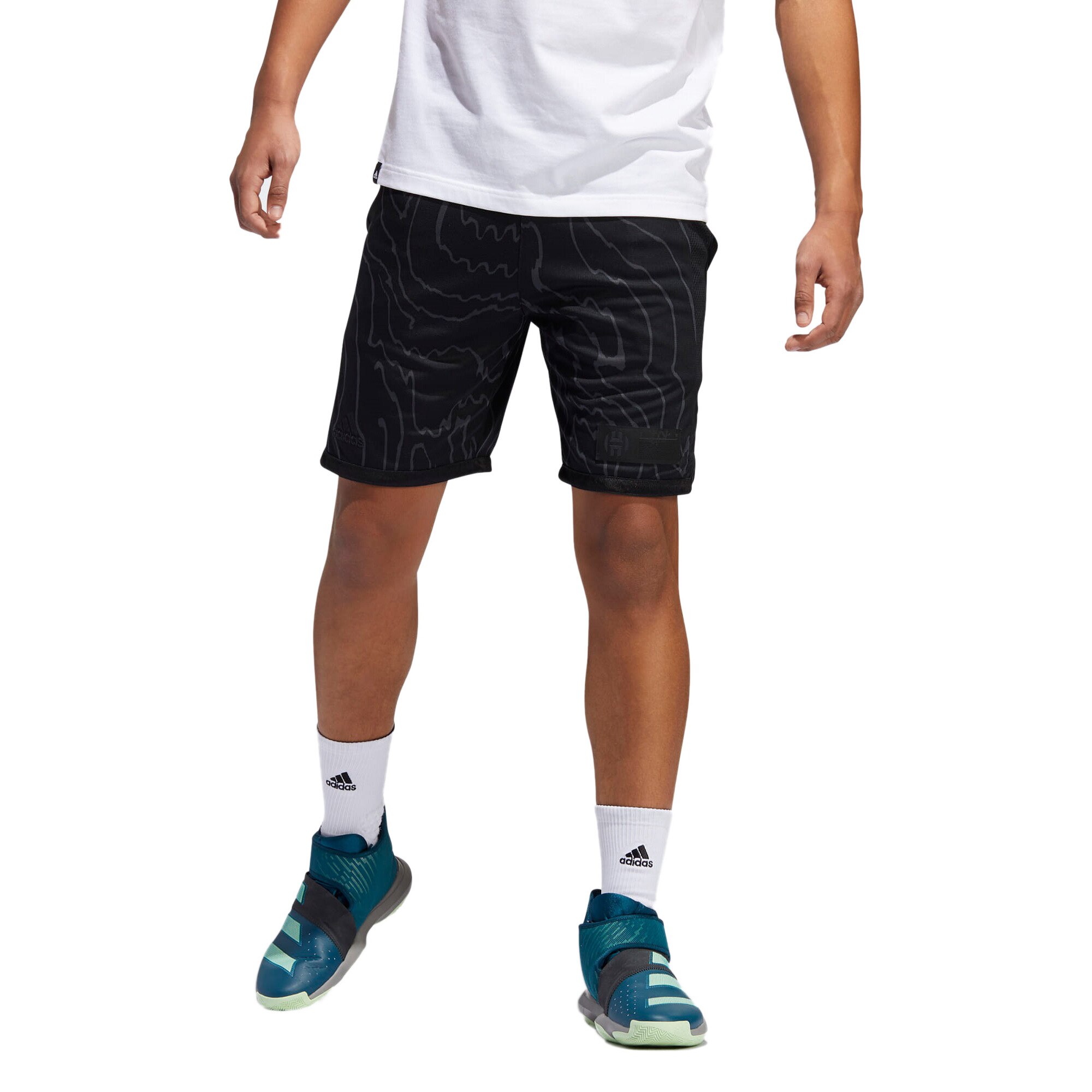 Pantaloni scurti Adidas James Harden Swag Shorts Black EJ2141, Negru