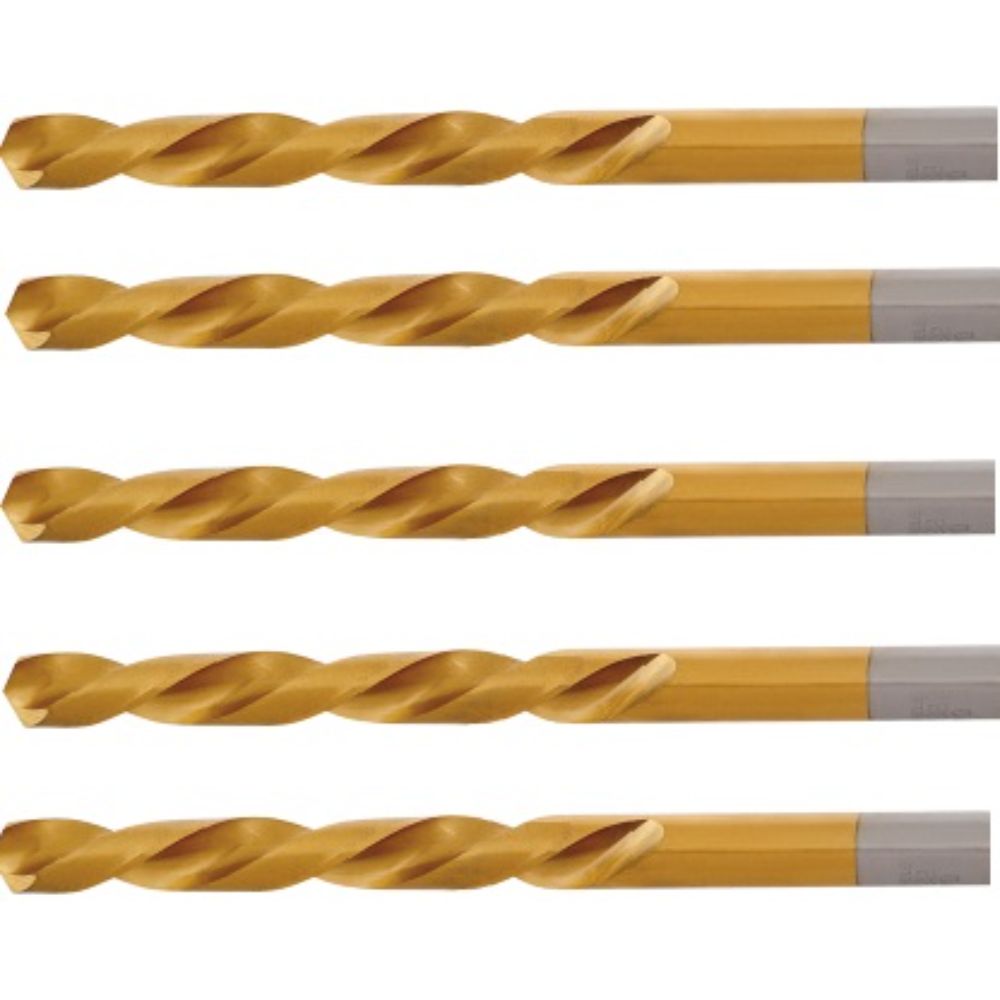 Burghiu pentru Metal Graphite, 1.5 mm, HSS TiN, 5 Buc/Set