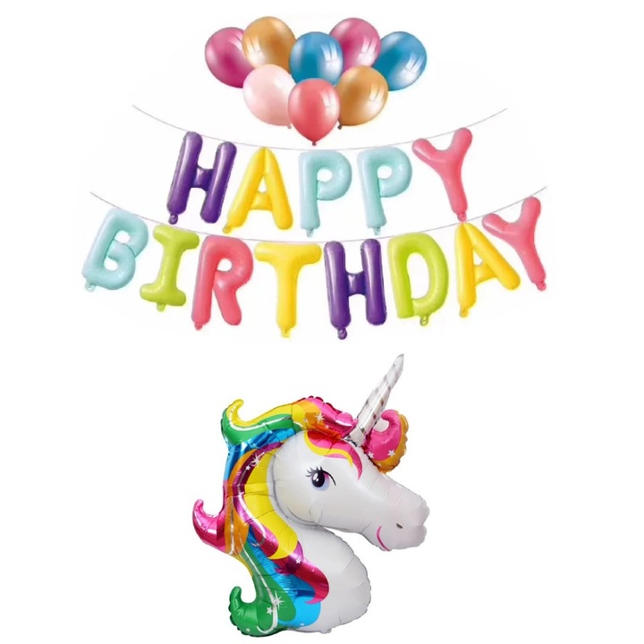 Комплект фолиеви балони It's Party Time, Happy Birthday