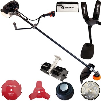 Motocoasa Yamamoto PRO , 5.5 CP, 9000 rpm, motor 2 timpi, 4 sisteme de taiere, accesoriu Prasitoare Motocoasa Yamamoto PRO , 5.5 CP, 9000 rpm, motor 2 timpi, 4 sisteme de taiere, accesoriu Prasitoare