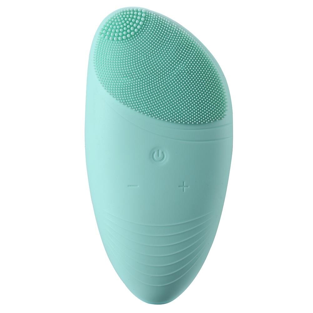 Aparat Ingrijire Faciala Techstar® VSC101, Hipoalergenic, Curatare in Profunzime, Masaj, 7 Trepte, Verde