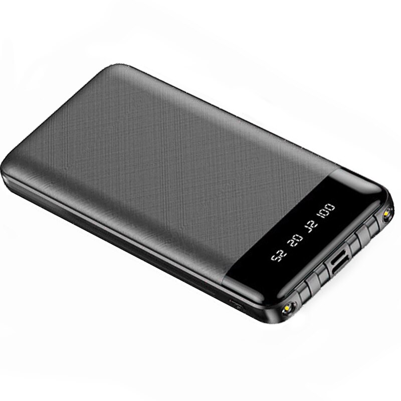 Baterie Externa Power Bank MRG M-486, 12.000 mAh, 3 in 1, Display LCD, Negru