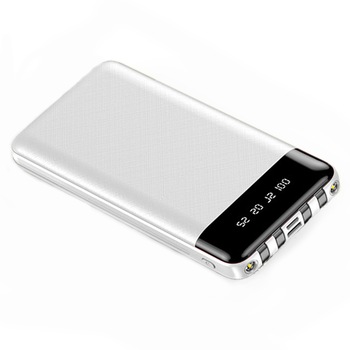 Baterie Externa Power Bank MRG M-486, 12.000 mAh, 3 in 1, Display LCD, Alb Baterie Externa Power Bank MRG M-486, 12.000 mAh, 3 in 1, Display LCD, Alb