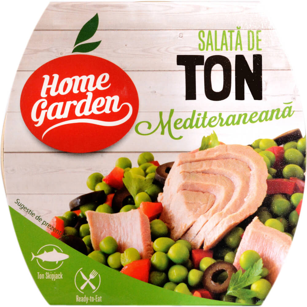 Salata de Ton Mediteraneana, Home Garden, 160 g