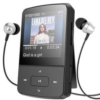 Mp3 player mini, Agptek, HiFi, 8Gb, Portabil, cu clema pentru prindere, Functie radio si voice recording Mp3 player mini, Agptek, HiFi, 8Gb, Portabil, cu clema pentru prindere, Functie radio si voice recording