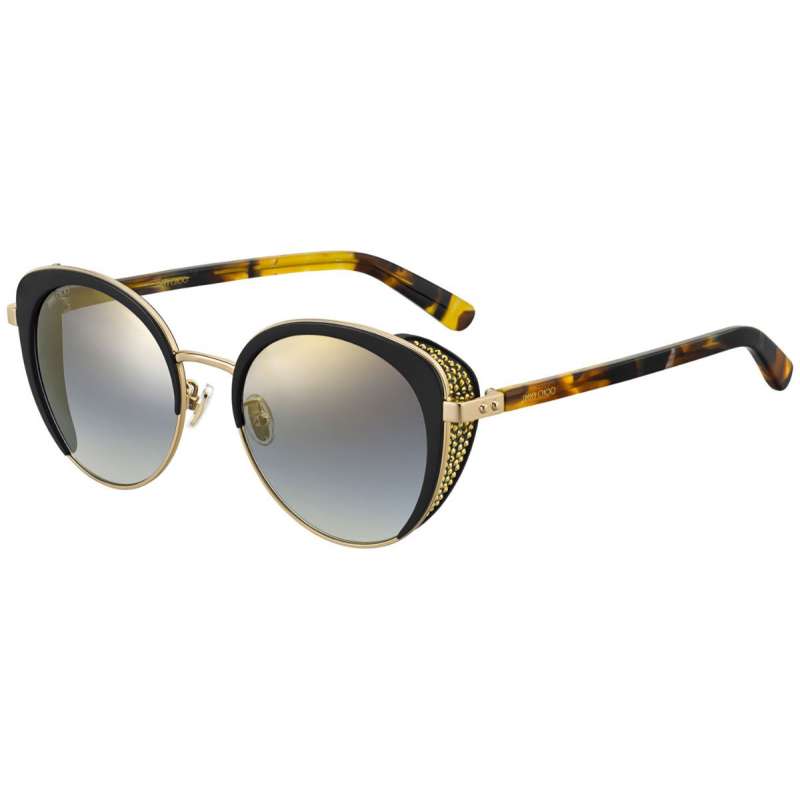 Ochelari de soare Jimmy Choo, GABBY/F/S - 2M2/FQ, Negru/ Auriu