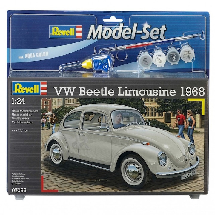 Модел коли Revell комплект VW Beetle Limousine 68 125 бр