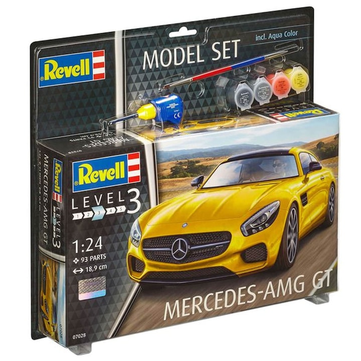 Revell Building Model Mercedes-AMG GT Model Set, 93 части