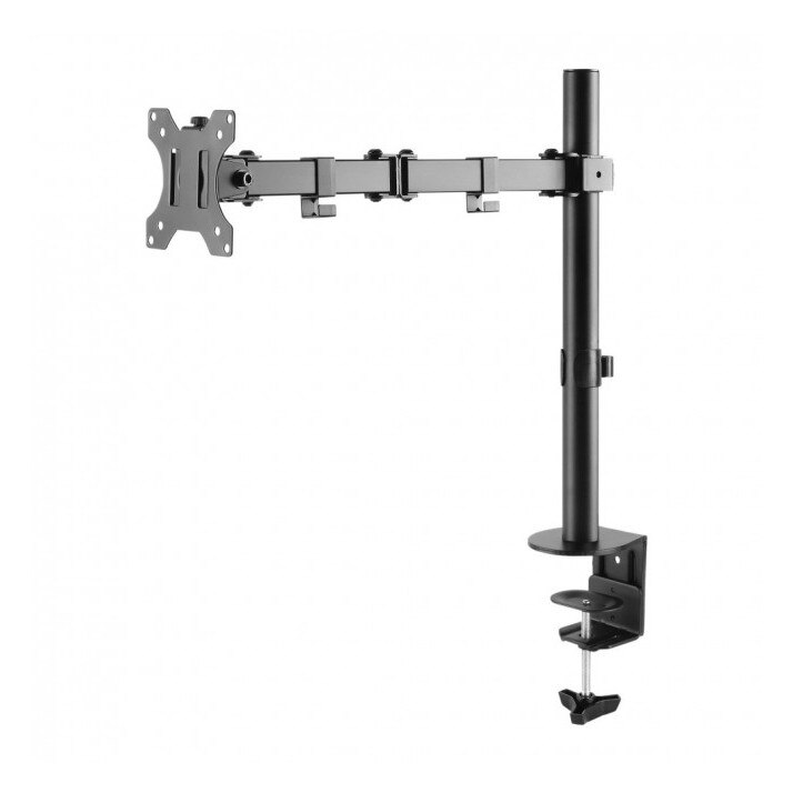 Suport de birou pentru monitor, brat dubla articulatie, 13 - 32 inch, Negru, Techly, ICA-LCD 503BK