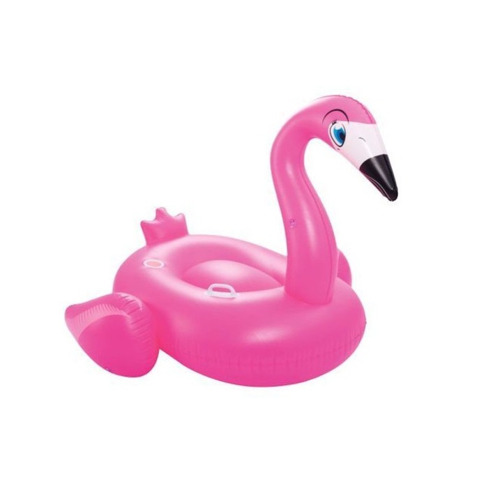 Надуваем дюшек с дръжки Flamingo огромен Bestway 175/173см