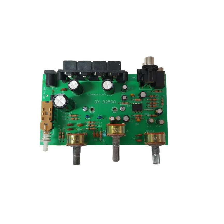 Amplificator stereo, 2x20W/4ohm; 12-18Vcc 3A DX-8250A