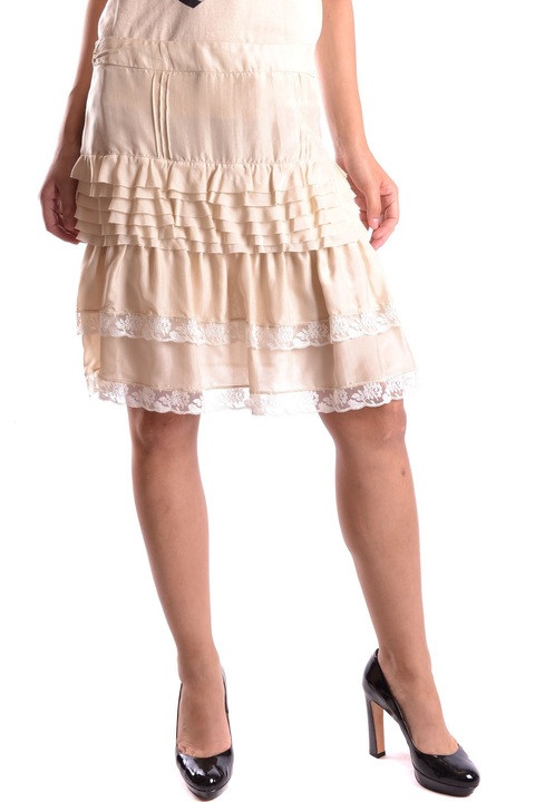 Fusta Pinko PR1105, Bumbac, Bej, 44 EU