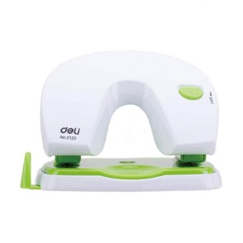 Perforator Birou Deli Vivid, 20 Coli, Alb si Verde Perforator Birou Deli Vivid, 20 Coli, Alb si Verde