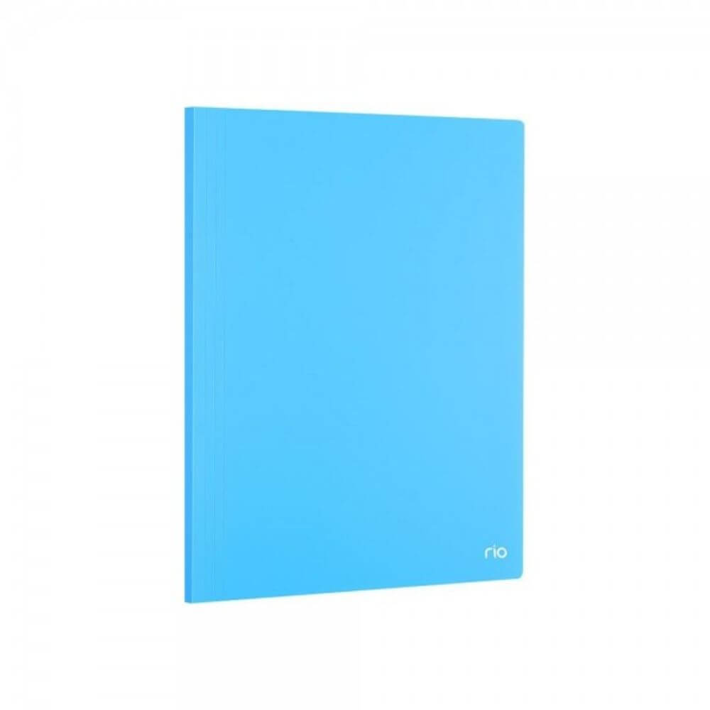 Mapa Plastic A4 cu 20 Folii Deli Rio, Albastra