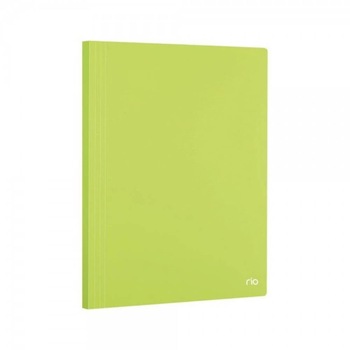 Mapa Plastic A4 cu 20 Folii Deli Rio, Verde Mapa Plastic A4 cu 20 Folii Deli Rio, Verde