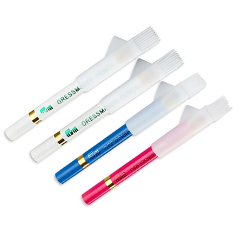 Set creta de croitorie, sub forma de 4 creioane, cu perie, 3 culori, Prym, 611628 Set creta de croitorie, sub forma de 4 creioane, cu perie, 3 culori, Prym, 611628