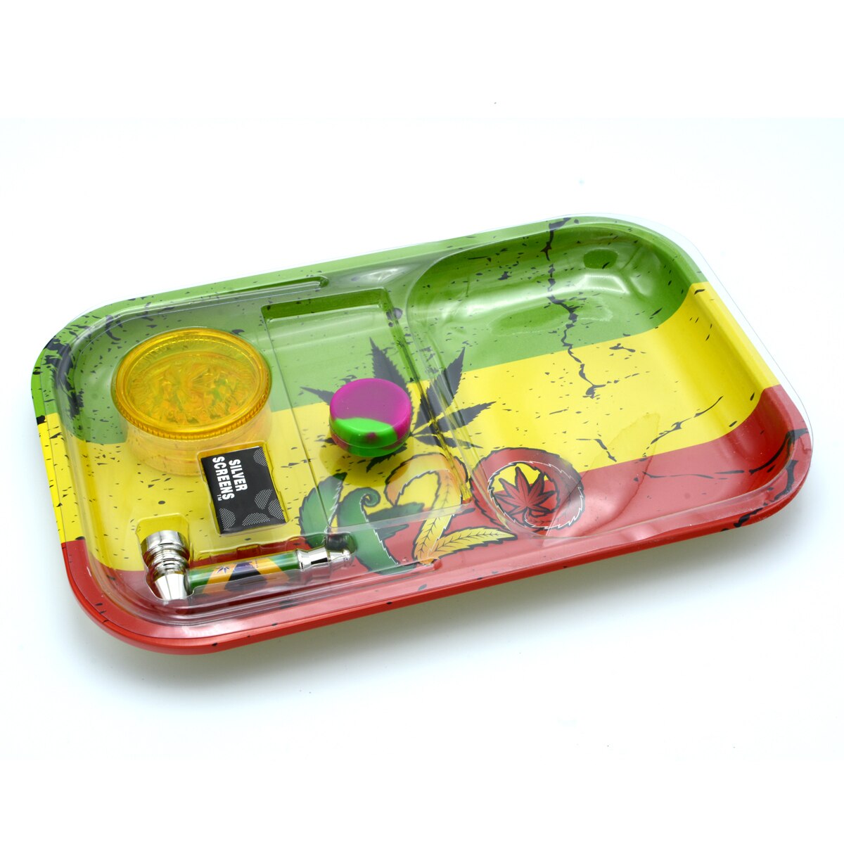 Set Rasta tava rulat, site, grinder, minipipa, pillbox, Toro, 420