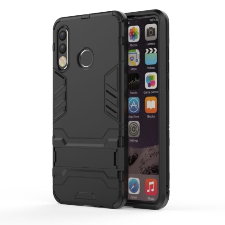 Husa Lemontti Shockproof Case compatibil cu Huawei P30 Lite, Black