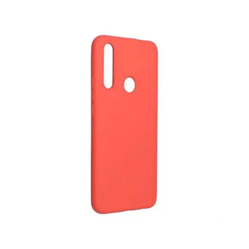 Husa Spate Forcell Silicone Pentru Huawei P Smart Z, Alcantara La Interior - Roz