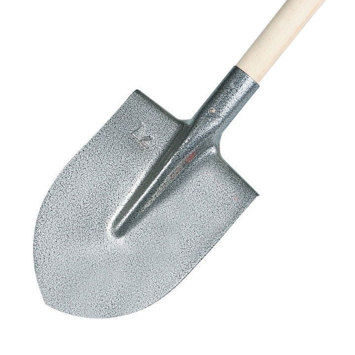 B&Q Vel06 fa nyelű, kovácsolt acél kerti ásó, 120 cm, szürke/barna