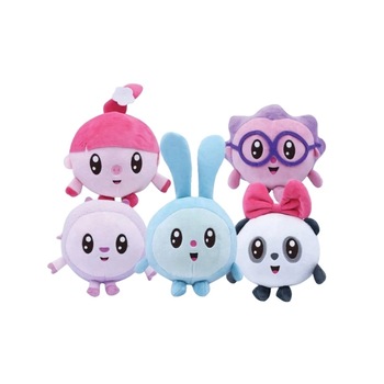 Set Baby Riki 5 personaje jucarii din plus, Milu, Topa, Ariciul, Pandi, Grohi, 25cm Set Baby Riki 5 personaje jucarii din plus, Milu, Topa, Ariciul, Pandi, Grohi, 25cm