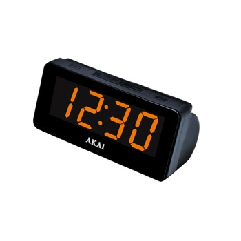 Radio cu Ceas, AM/FM, Ecran de tip LED, Dimensiuni Reduse, Compact si Ergonomic, Alarma, Oprire Automata, Snooze, Negru Radio cu Ceas, AM/FM, Ecran de tip LED, Dimensiuni Reduse, Compact si Ergonomic, Alarma, Oprire Automata, Snooze, Negru