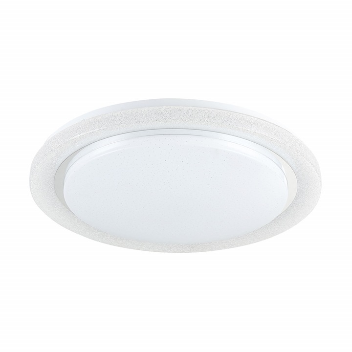 Plafoniera LED Saturnus KL151001, cu telecomanda, 30W, 2400lm, lumina calda, neutra, rece, Klausen