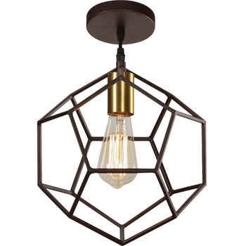 Plafoniera Klausen, Atom Pl1, Negru/Auriu, IP20, E27, 1 x 11 W Plafoniera Klausen, Atom Pl1, Negru/Auriu, IP20, E27, 1 x 11 W