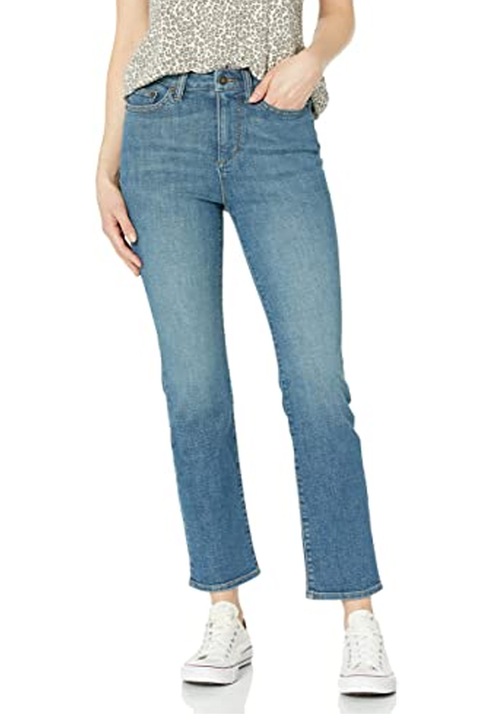 Дамски дънки Find Goodthreads AZ14125-3182565, С висока талия, Прави, Син, W26/S