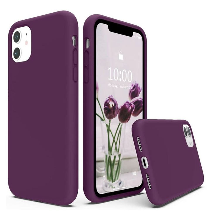 Калъф за Oppo A58 5G/A78 5G, Soft Edge Silicone, Z260, Plum Violet