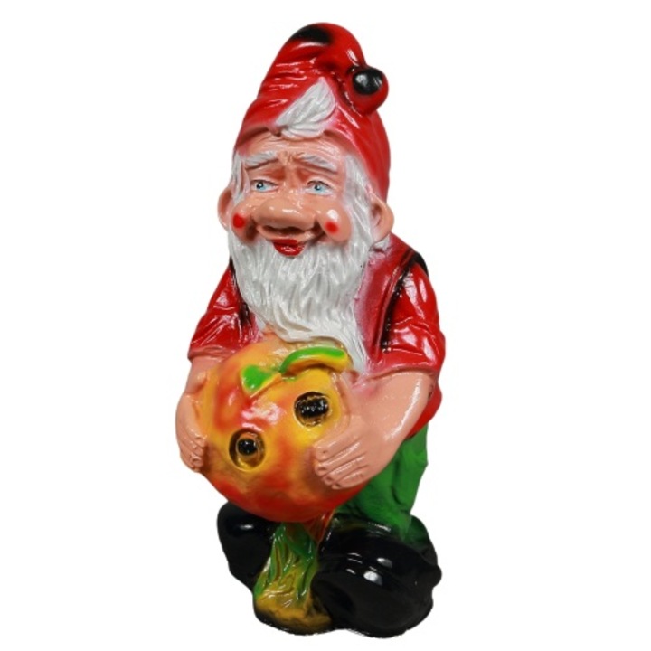 Pitic de gradina cu mar, ornament pentru gradina, foisor sau balcon, 46 cm