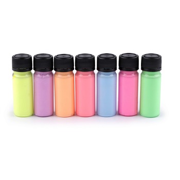 Set culori pentru materiale textile fosforescente Art e Miss 7 * 12 g Set culori pentru materiale textile fosforescente Art e Miss 7 * 12 g