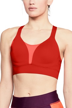 Under Armour, Sutien pentru fitness Breathelux High Impact, Rosu Under Armour, Sutien pentru fitness Breathelux High Impact, Rosu