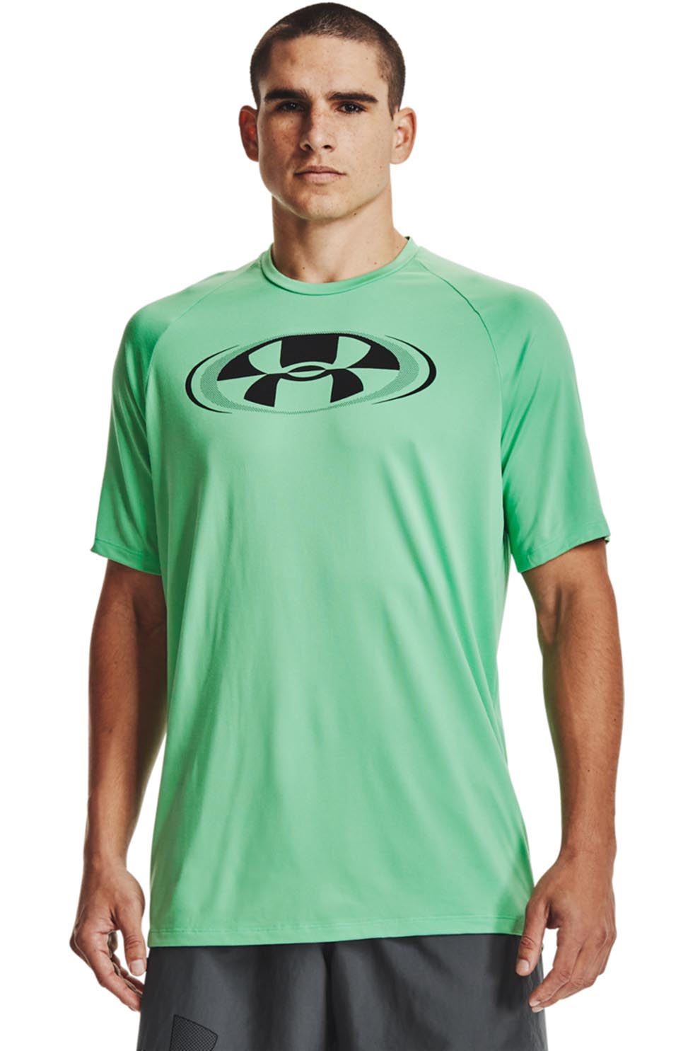 Under Armour, Tricou pentru antrenament Tech™ 2.0 Circuit, Verde/Negru