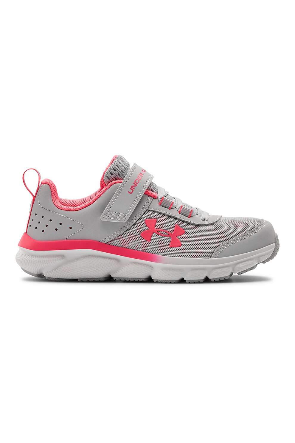 Under Armour, Pantofi cu inchidere velcro pentru alergare Assert