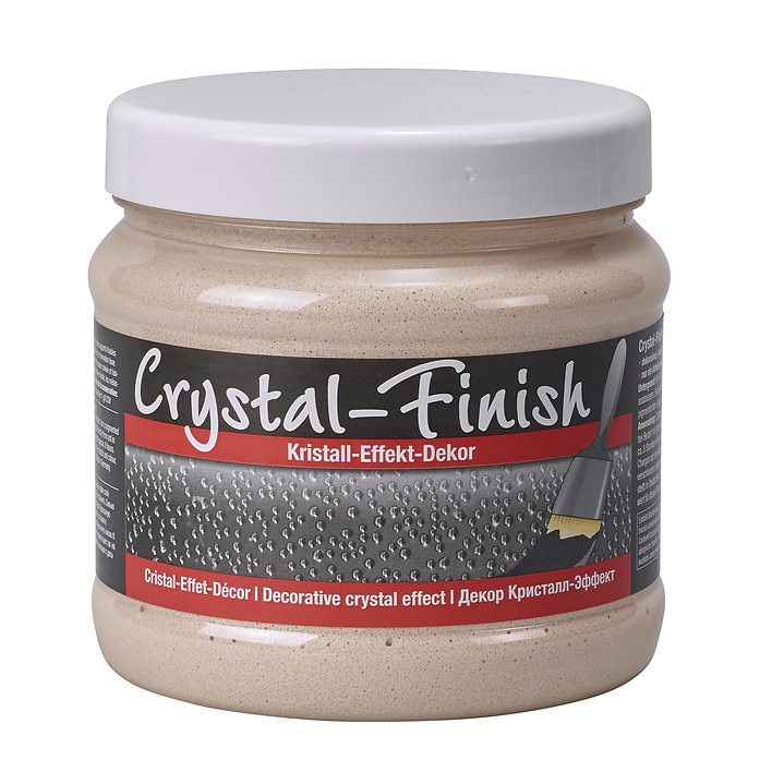 Crystal-Finish, Vopsea decorativa fara solventi , PUFAS, Creme 750ml