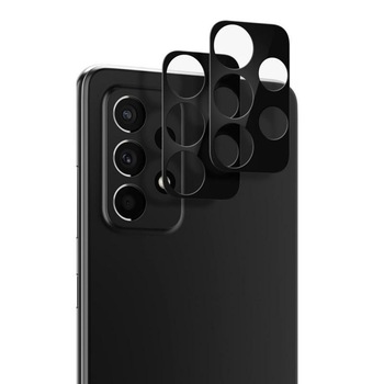 Folie sticla camera foto Spigen Optik compatibila cu Samsung Galaxy A52 4G/5G Black Set 2 bucati Folie sticla camera foto Spigen Optik compatibila cu Samsung Galaxy A52 4G/5G Black Set 2 bucati