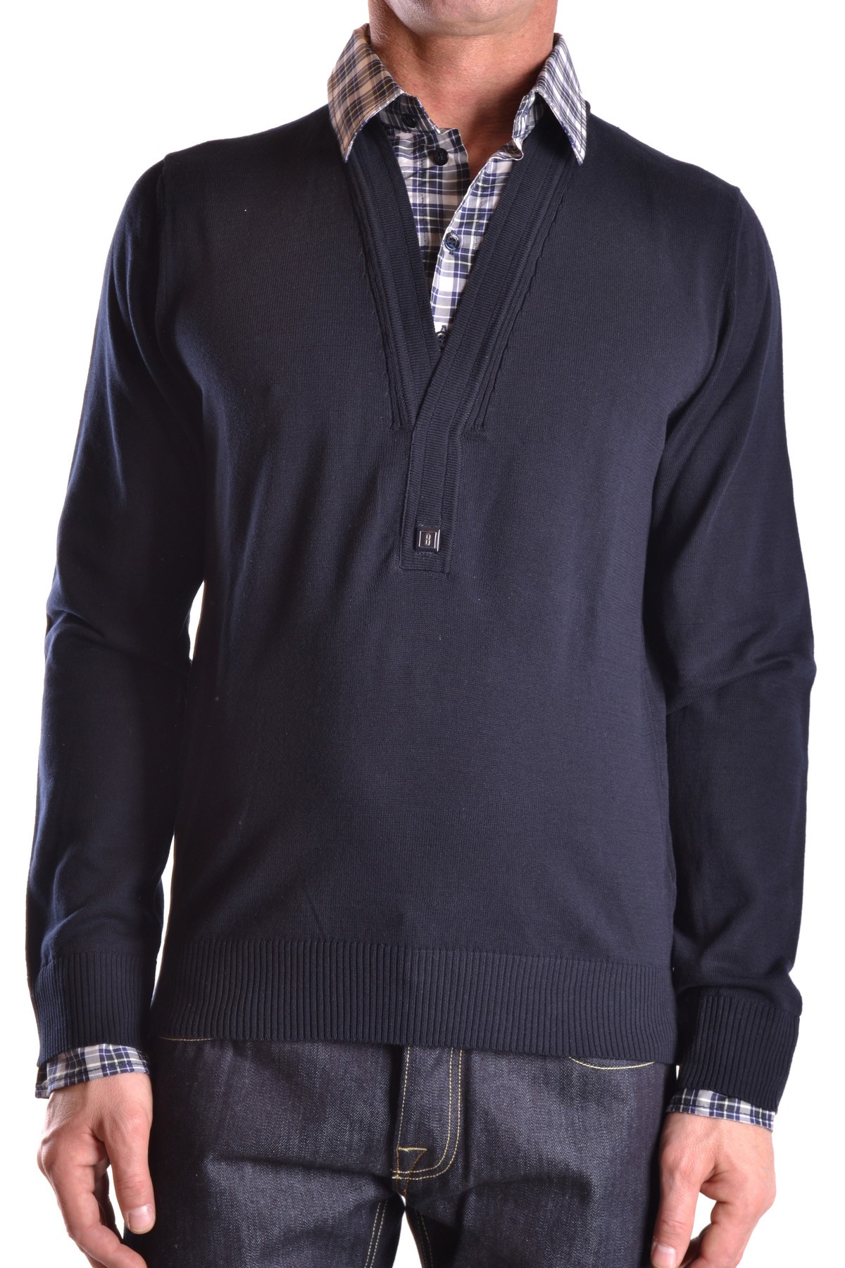 Bluza barbati Bikkembergs PT3412, Bumbac, Albastru, L INTL