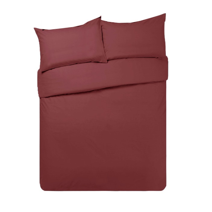 Set lenjerie 3 piese, Metru Patrat, grena, format din husa pentru pilota 160/200 si 2 fete de perna 50/70