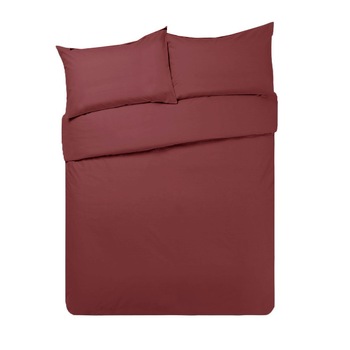 Set lenjerie 3 piese, Metru Patrat, grena, format din husa pentru pilota 160/200 si 2 fete de perna 50/70 Set lenjerie 3 piese, Metru Patrat, grena, format din husa pentru pilota 160/200 si 2 fete de perna 50/70