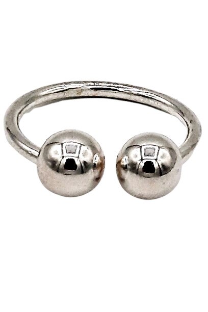 Inele argintiu m13, Argintiu, 53