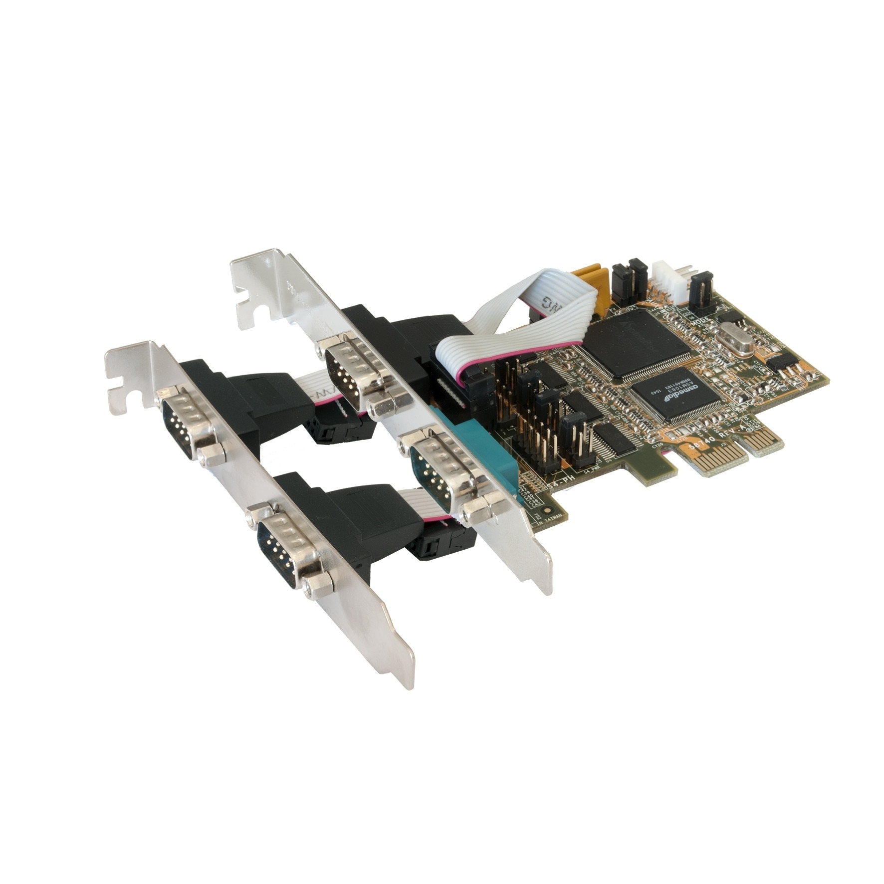 Placa PCI Express - serial RS232 cu 4 porturi, ExSys