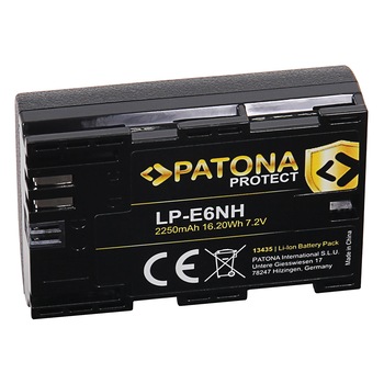 Acumulator PATONA Protect tip Canon LP-E6NH Canon EOS R5 EOS R6 Acumulator PATONA Protect tip Canon LP-E6NH Canon EOS R5 EOS R6