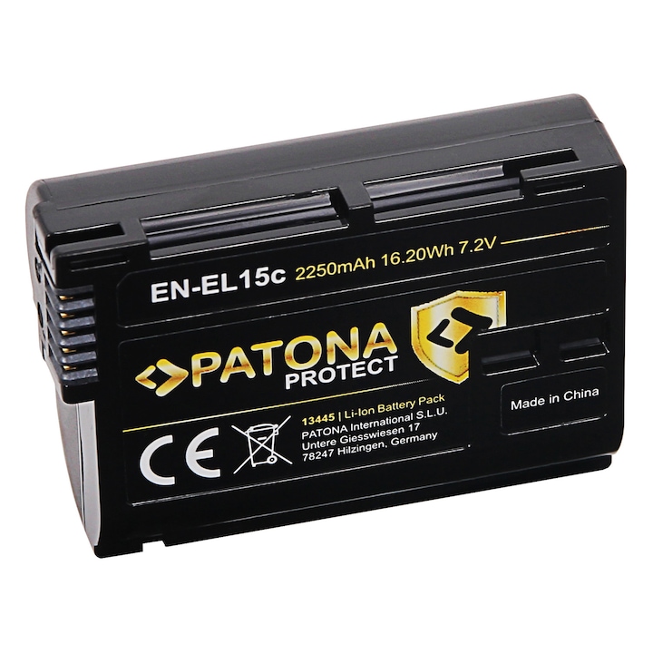 Patona Protect akkumulátor, Nikon EN-EL15C, EN-EL15, Z5, Z6, Z7, VFB12802